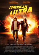 American Ultra - German Movie Poster (xs thumbnail)
