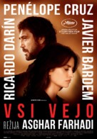 Todos lo saben - Slovenian Movie Poster (xs thumbnail)