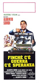 Finch&eacute; c&#039;&egrave; guerra c&#039;&egrave; speranza - Italian Movie Poster (xs thumbnail)