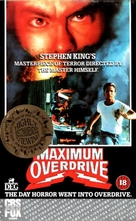 Maximum Overdrive - British VHS movie cover (xs thumbnail)