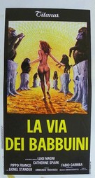 Via dei babbuini, La - Italian Movie Poster (xs thumbnail)