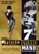 Sette uomini d&#039;oro - Danish Movie Poster (xs thumbnail)