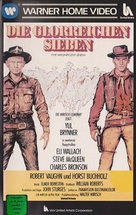 The Magnificent Seven - German VHS movie cover (xs thumbnail)