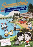 Sonnenschein und Wolkenbruch - German Movie Poster (xs thumbnail)