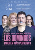 Los domingos mueren m&aacute;s personas - Spanish Movie Poster (xs thumbnail)