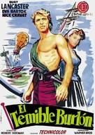 The Crimson Pirate - Spanish Movie Poster (xs thumbnail)