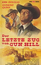 Last Train from Gun Hill - German VHS movie cover (xs thumbnail)