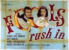 Fools Rush In - British Movie Poster (xs thumbnail)