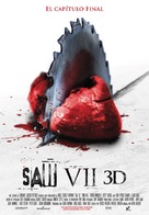 Saw 3D - Spanish Movie Poster (xs thumbnail)
