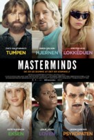 Masterminds - Danish Movie Poster (xs thumbnail)