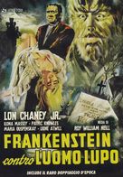 Frankenstein Meets the Wolf Man - Italian DVD movie cover (xs thumbnail)