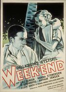 Week-end - Danish Movie Poster (xs thumbnail)