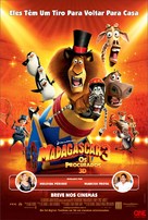 Madagascar 3: Europe&#039;s Most Wanted - Brazilian Movie Poster (xs thumbnail)