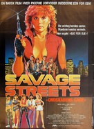 Savage Streets - Danish Movie Poster (xs thumbnail)