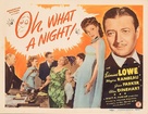 Oh, What a Night - Movie Poster (xs thumbnail)