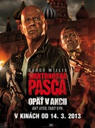 A Good Day to Die Hard - Slovak Movie Poster (xs thumbnail)
