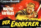The Conqueror - German Movie Poster (xs thumbnail)