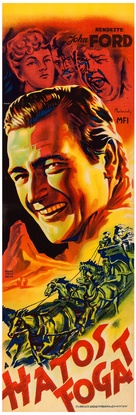 Stagecoach - Hungarian Movie Poster (xs thumbnail)