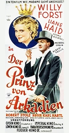 Der Prinz von Arkadien - German Movie Poster (xs thumbnail)