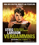 Flickan som lekte med elden - Swiss Movie Poster (xs thumbnail)