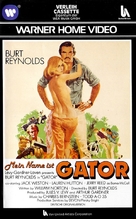 Gator - German VHS movie cover (xs thumbnail)