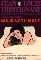 Ma nuit chez Maud - Polish Movie Poster (xs thumbnail)