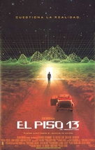 The Thirteenth Floor - Mexican Movie Poster (xs thumbnail)