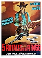 Cinque dollari per Ringo - French Movie Poster (xs thumbnail)