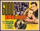 6,000 Enemies - Movie Poster (xs thumbnail)