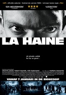 La haine - Dutch Movie Poster (xs thumbnail)