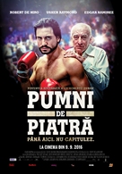 Hands of Stone - Romanian Movie Poster (xs thumbnail)