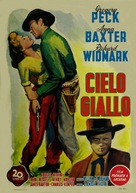 Yellow Sky - Italian Movie Poster (xs thumbnail)