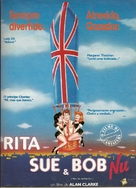 Rita, Sue and Bob Too - Brazilian Movie Poster (xs thumbnail)