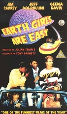 Earth Girls Are Easy - British VHS movie cover (xs thumbnail)