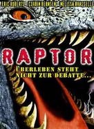 Raptor - German Movie Cover (xs thumbnail)