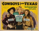 Cowboys from Texas - Movie Poster (xs thumbnail)