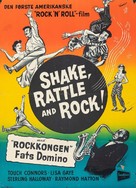 Shake, Rattle &amp; Rock! - Danish Movie Poster (xs thumbnail)