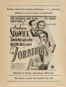 Forbidden - poster (xs thumbnail)