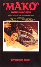Mako: The Jaws of Death - Swedish VHS movie cover (xs thumbnail)