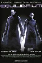 Equilibrium - French DVD movie cover (xs thumbnail)