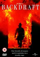 Backdraft - British DVD movie cover (xs thumbnail)