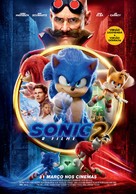Sonic the Hedgehog 2 - Portuguese Movie Poster (xs thumbnail)