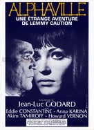 Alphaville, une &eacute;trange aventure de Lemmy Caution - French Movie Poster (xs thumbnail)
