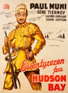 Hudson&#039;s Bay - Danish Movie Poster (xs thumbnail)