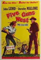 Five Guns West - Movie Poster (xs thumbnail)