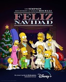 The Simpsons Meet the Bocellis in Feliz Navidad - French Movie Poster (xs thumbnail)