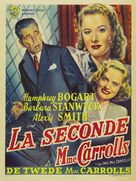 The Two Mrs. Carrolls - Belgian Movie Poster (xs thumbnail)