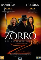 The Mask Of Zorro - Danish DVD movie cover (xs thumbnail)