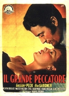 The Great Sinner - Italian Movie Poster (xs thumbnail)