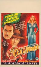 The Glass Key - Belgian Movie Poster (xs thumbnail)